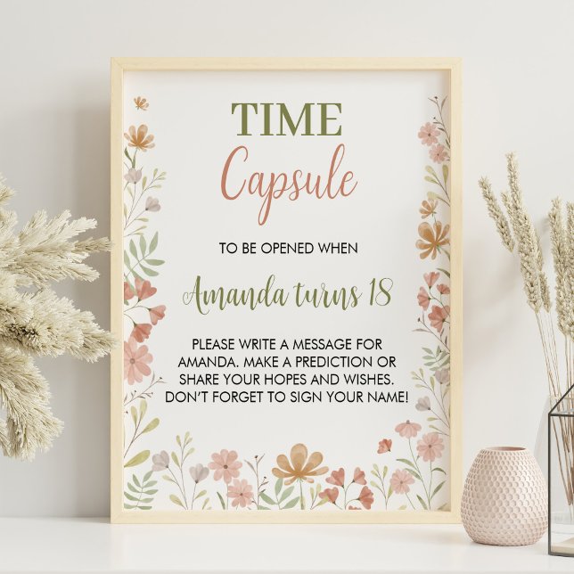 A Little Wildflowers Birthday Time Capsule Poster (Creator Uploaded)