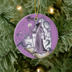 A Little Wizardry Ceramic Ornament