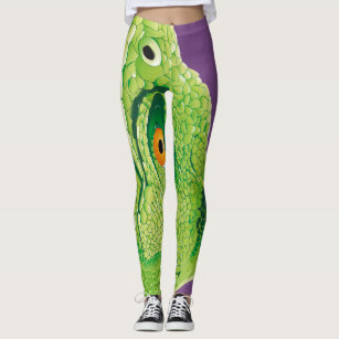 Colorful Lizard Pattern Leggings – Moonarama