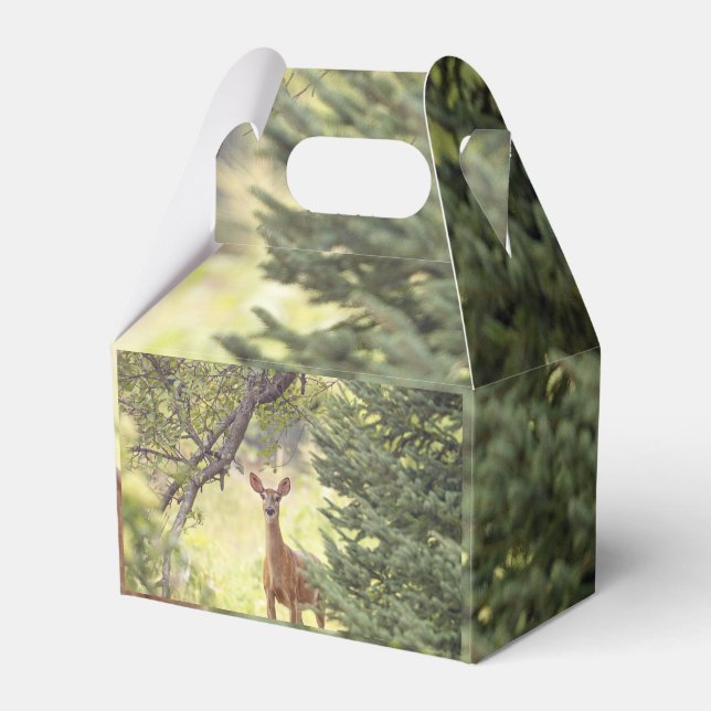 A Lone Deer  Favor Box (Front Side)