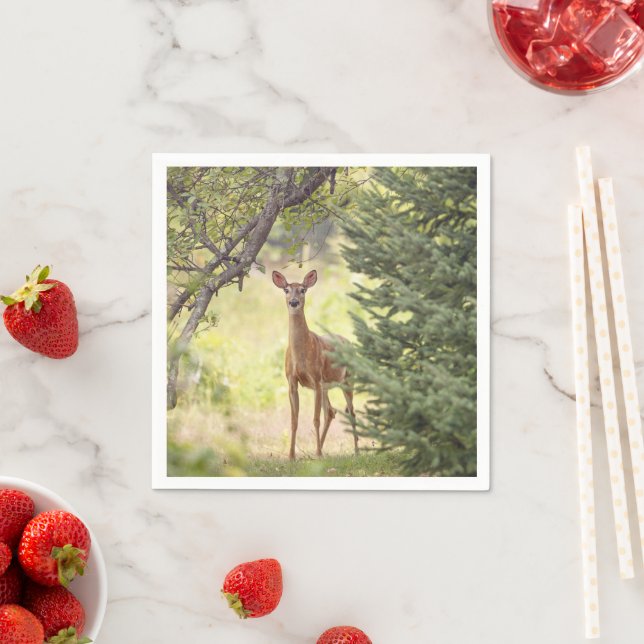 A Lone Deer  Napkin (Insitu)