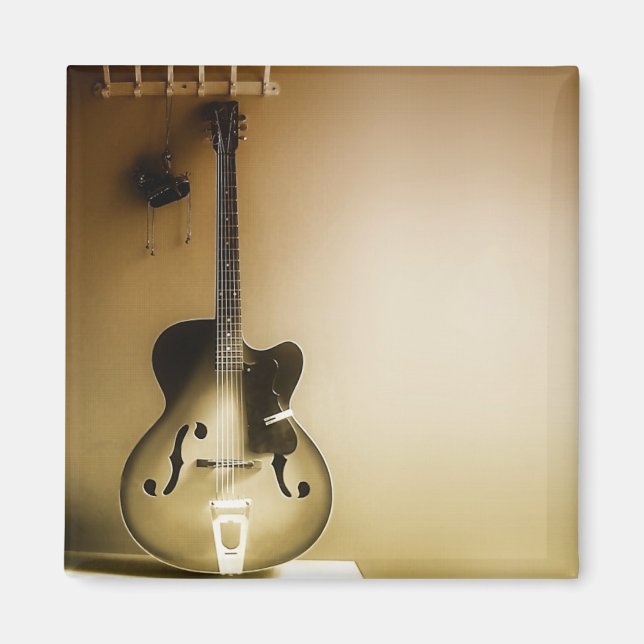 A Lone Guitar Magnet (Front)
