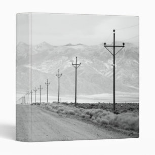 A Lone Road and Power Lines San Juan Mountains Binder