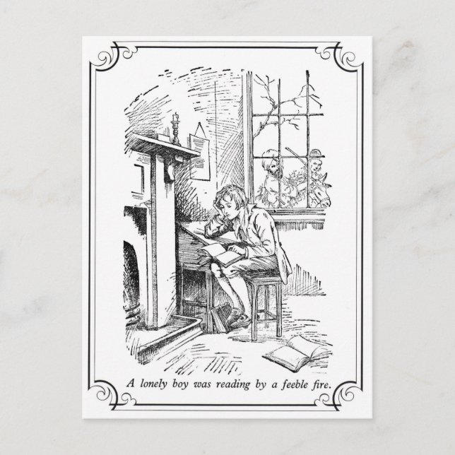 A Lonely Boy Postcard (Front)