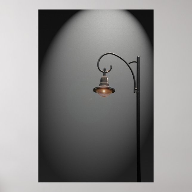 A lonely street light poster (Front)