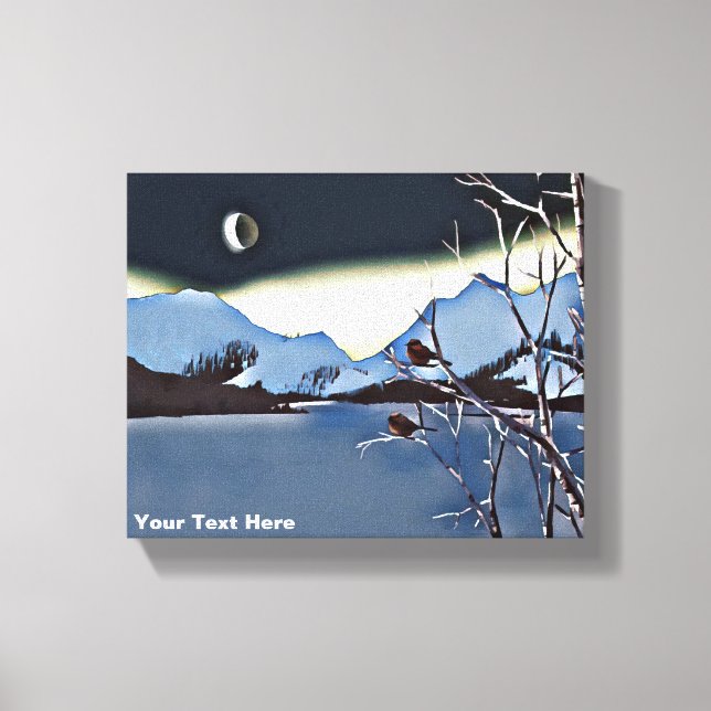 A Long Cold Night Canvas Print (Front)