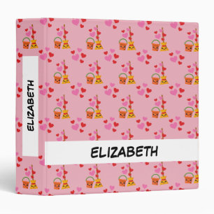 A Long Lasting Love Hearts Pattern Binder