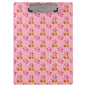 A Long Lasting Love Hearts Pattern Clipboard