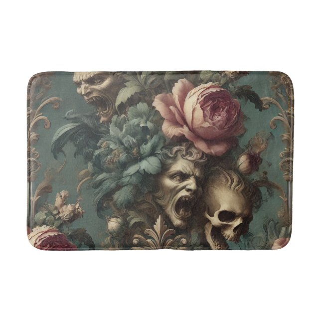 A Long Way Out of Pain – Gothic Victorian  Bath Mat (Front)