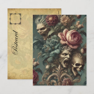 A Long Way Out of Pain – Gothic Victorian Holiday Postcard
