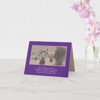 A Longing For Christmases Past/ Vintage Image Card