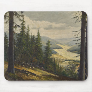 A Look at the Black Forest – Karl Julius Wilhelm Mouse Pad