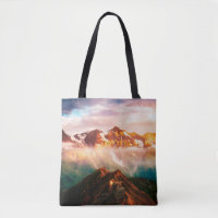 A look at the sunlit hills at twilight. Dramatic e