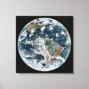 A Loose Chain Of Tropical Cyclones Canvas Print