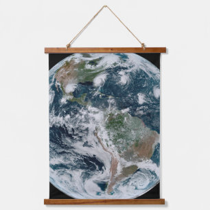 A Loose Chain Of Tropical Cyclones Hanging Tapestry