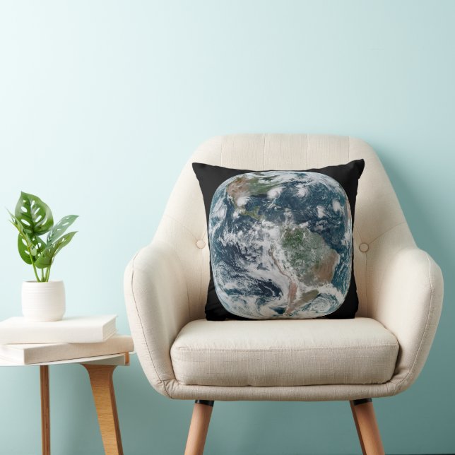 A Loose Chain Of Tropical Cyclones Throw Pillow (Chair)