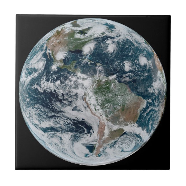 A Loose Chain Of Tropical Cyclones Tile (Front)