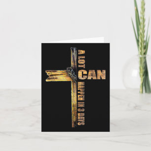 A Lot Can Happen In 3 Days Easter Religious Women Card