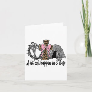 A Lot Can Happen In 3 Days Jesus Easter Christian Card