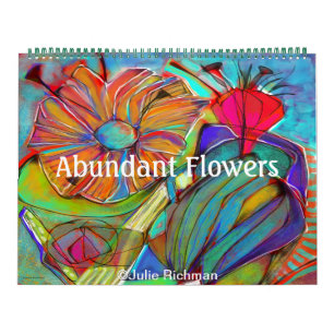 A Lot of Abundant Flowers Calendar