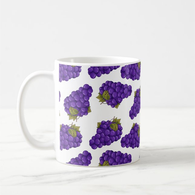 A lot of grapes  !  coffee mug (Left)