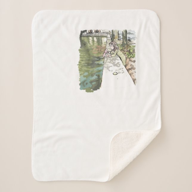 a lottery sherpa blanket (Front)