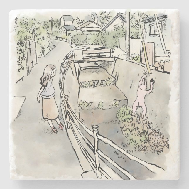 a lottery stone coaster (Front)