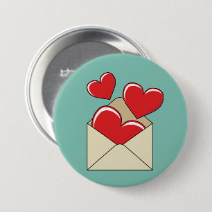 A Love Letter 3 Inch Round Button