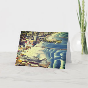 A Love Letter to Long Beach (Vintage California) Thank You Card