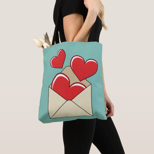 A Love Letter Tote Bag (Close Up)