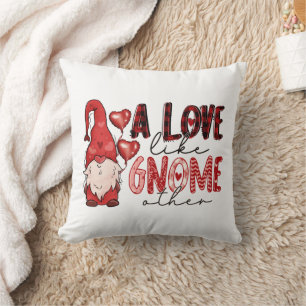 A love like gnome other Personalized Valentines Throw Pillow