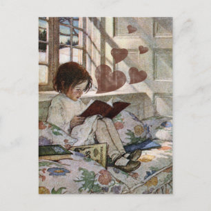 A love of Reading Postcard