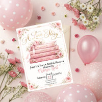 A Love Story Bridal Shower Invitation