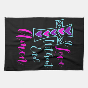 A Love Without End Amen Jesus Inspired Quote Chris Kitchen Towel