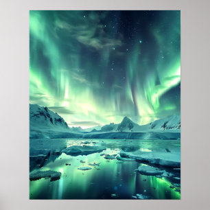 A lovely Aurora Borealis  Poster