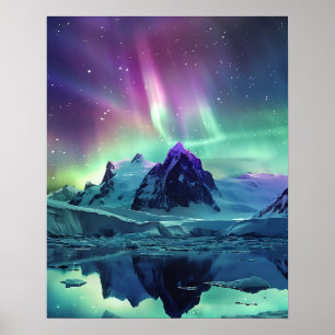 A lovely Aurora Borealis  Poster