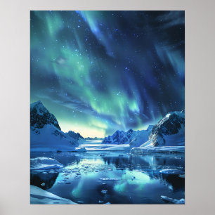 A lovely Aurora Borealis  Poster