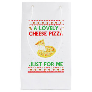 A Lovely Cheese Pizza Shirt Alone Funny Kevin X-Ma Small Gift Bag