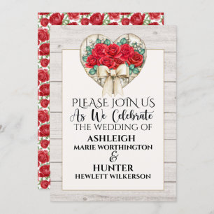 A Lovely Day For A Wedding - Invitation - See Back