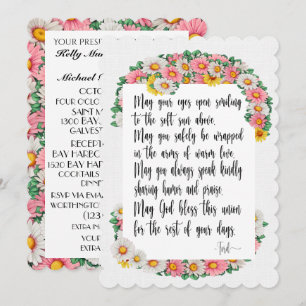 A Lovely Day For A Wedding - See Back Invitation