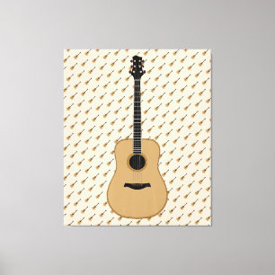 A lovely guitar canvas print