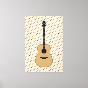 A lovely guitar canvas print