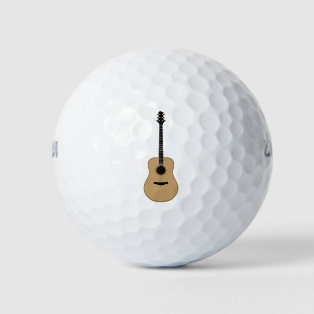 A lovely guitar golf balls (Front)