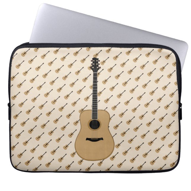 A lovely guitar laptop sleeve (Front)