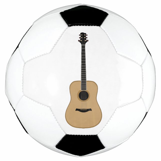 A lovely guitar soccer ball (Front)