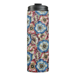 A Lovely Philip Jacobs Fabric Anemone Tumbler