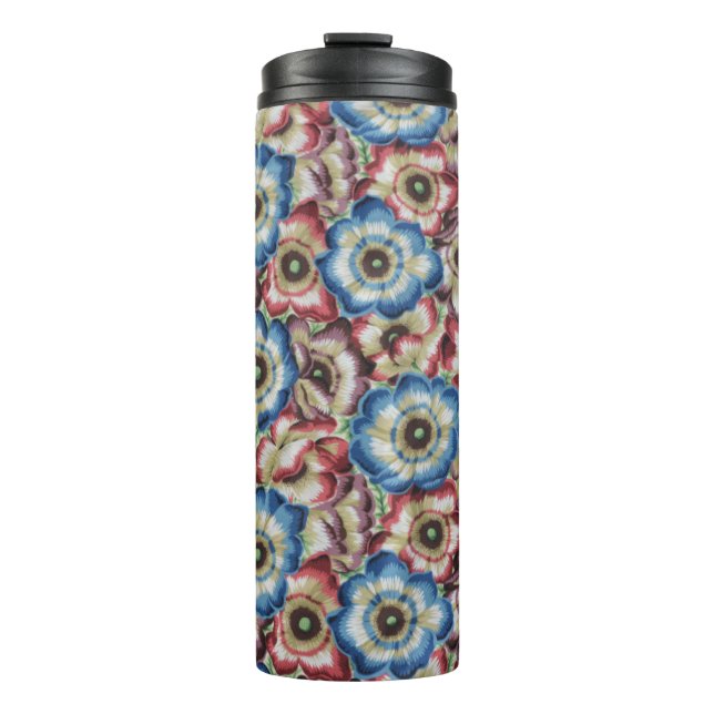 A Lovely Philip Jacobs Fabric Anemone Tumbler (Front)