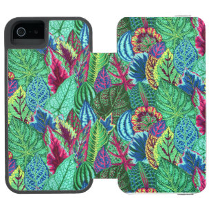 A Lovely Philip Jacobs Fabric Coleus iPhone case Incipio Watson™ iPhone 5 Wallet Case