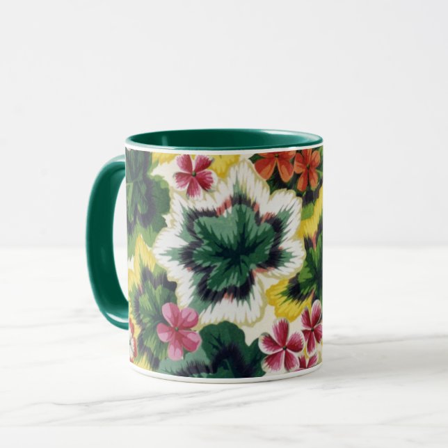 A Lovely Philip Jacobs Fabric Geranium Leaf mug (Front Left)