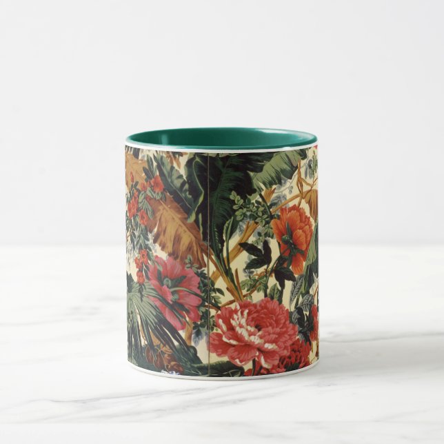 A lovely Philip Jacobs Fabric Jungle Print mug (Center)